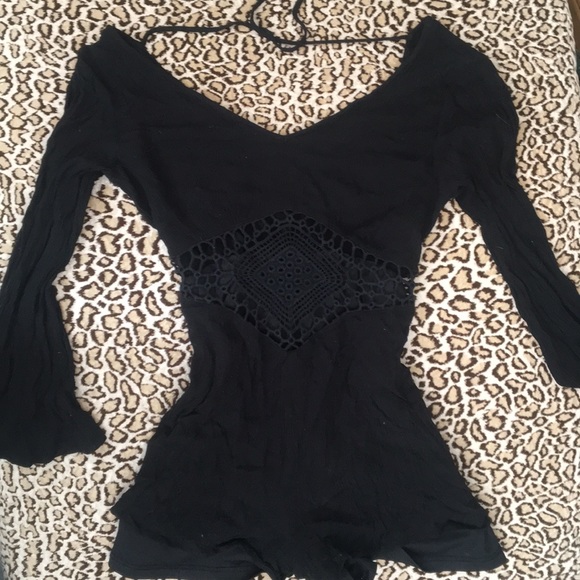 Charlotte Russe Other - Sexy black romper Charlotte Russe